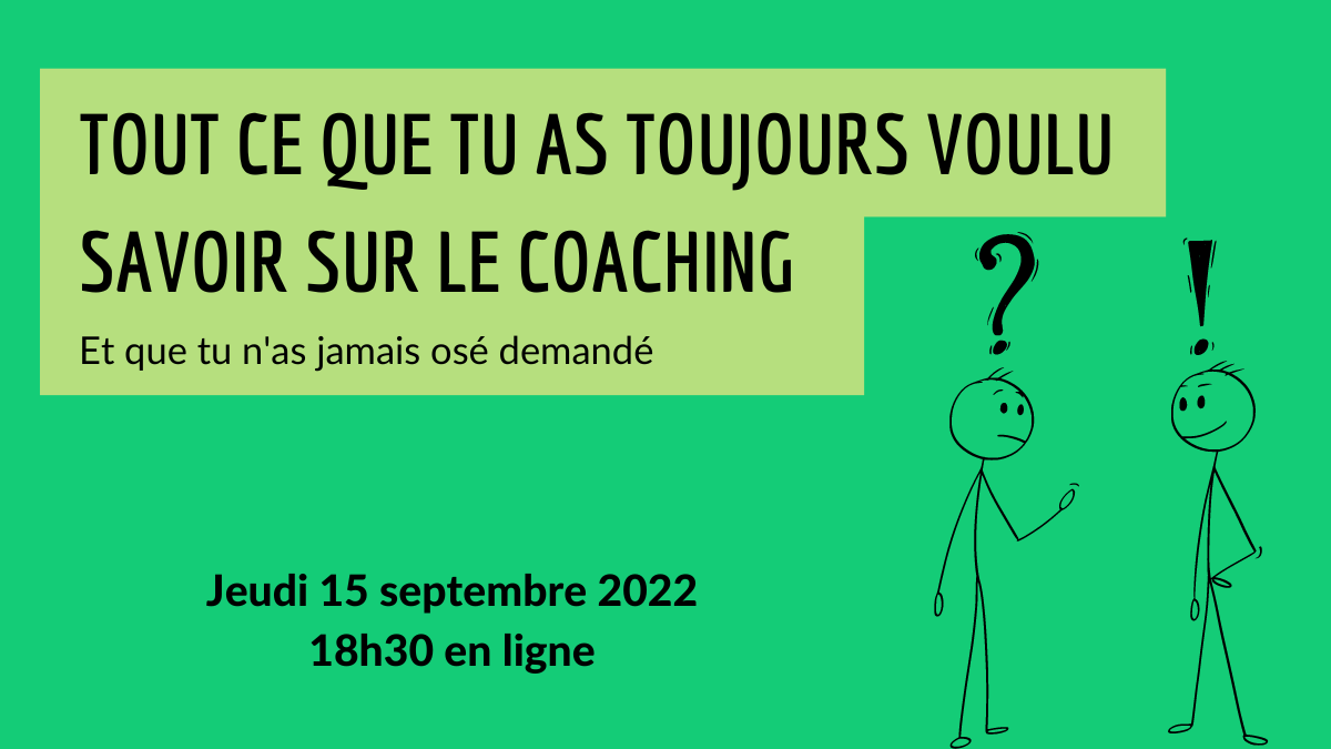 Séance d’information – formation de coaching